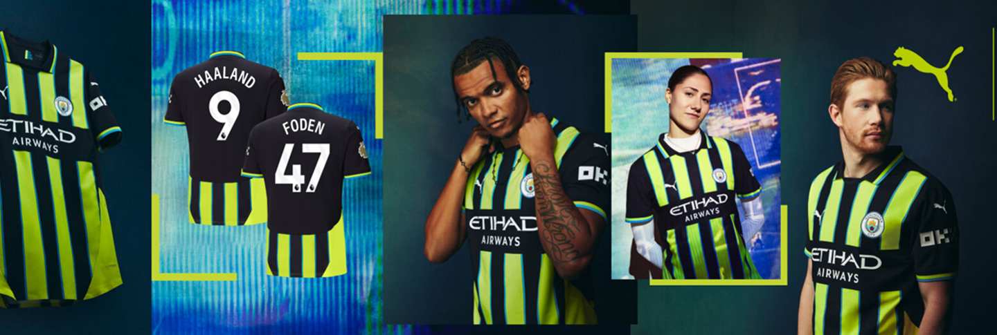 Manchester City style jerseys promotion banner